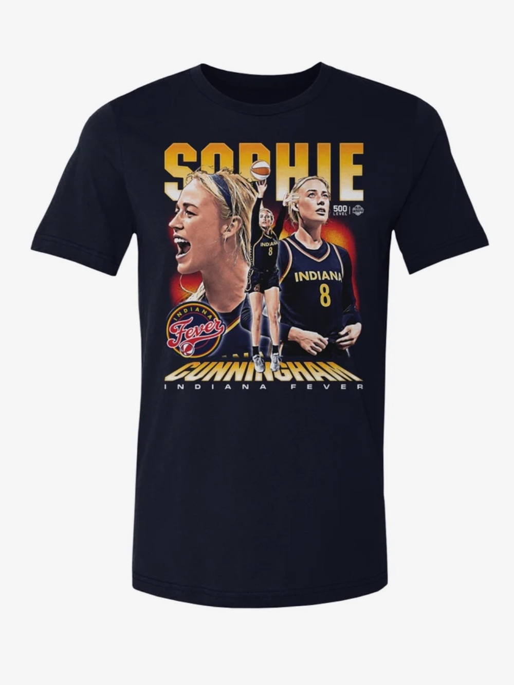 Sophie Cunningham Indiana Fever Tee Size Small NWT